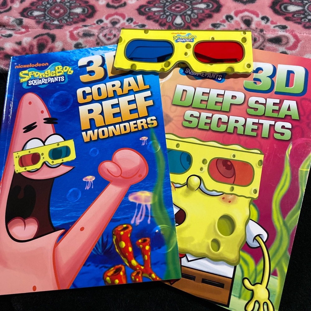 Nickelodeon 3D SpongeBob Book Set with Glasses